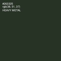 #263325 - Heavy Metal Color Image